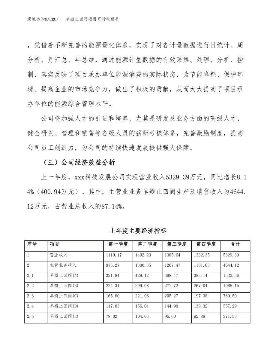 单瓣止回阀项目可行性报告范文（总投资4000万元）.docx_第5页