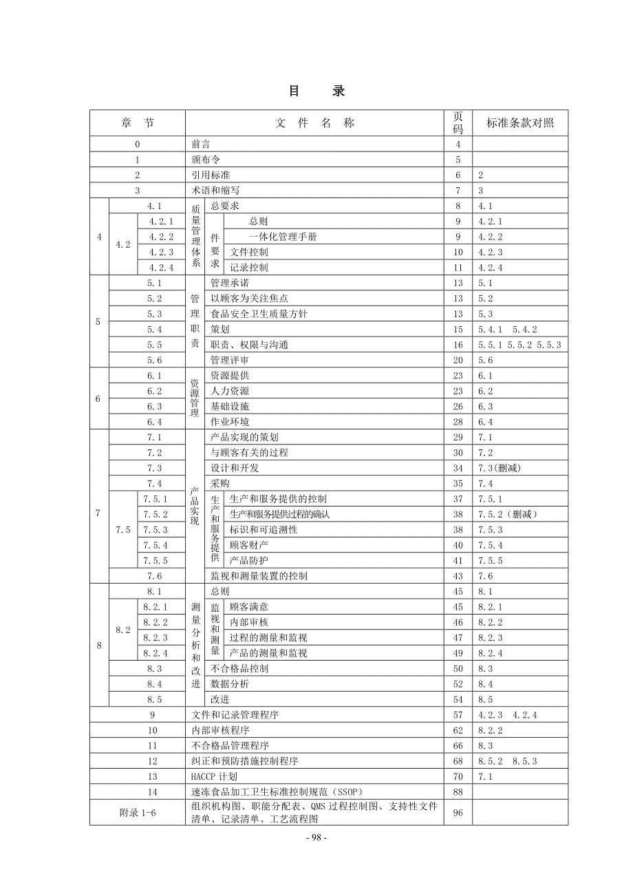 速冻食品公司qmshaccp管理手册.doc_第3页