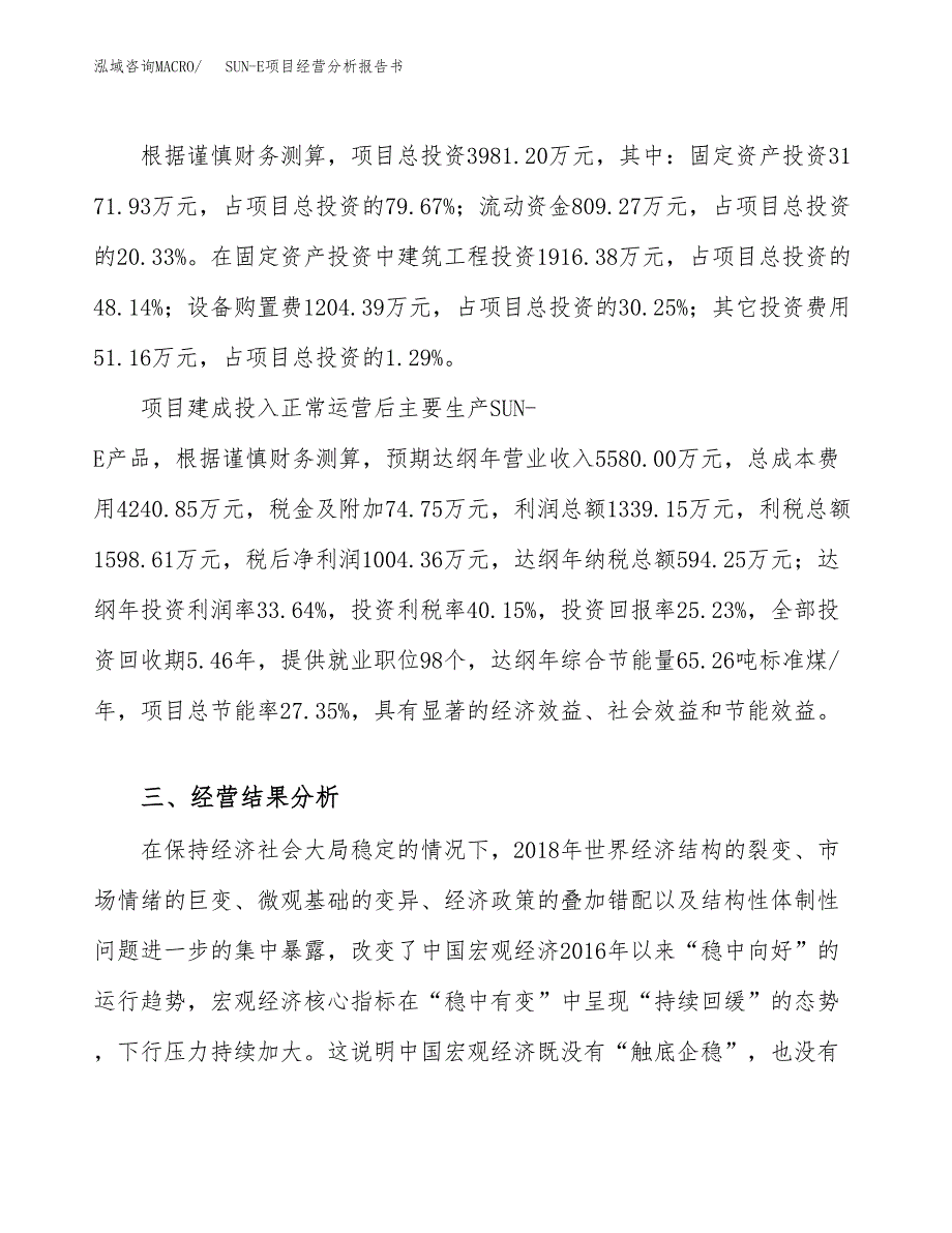 SUN-E项目经营分析报告书（总投资4000万元）（20亩）.docx_第4页