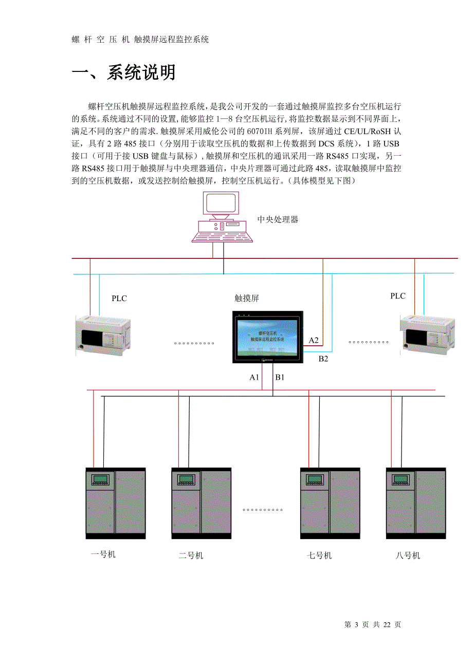 螺杆空压机触摸屏远程监控系统6070ih_第3页