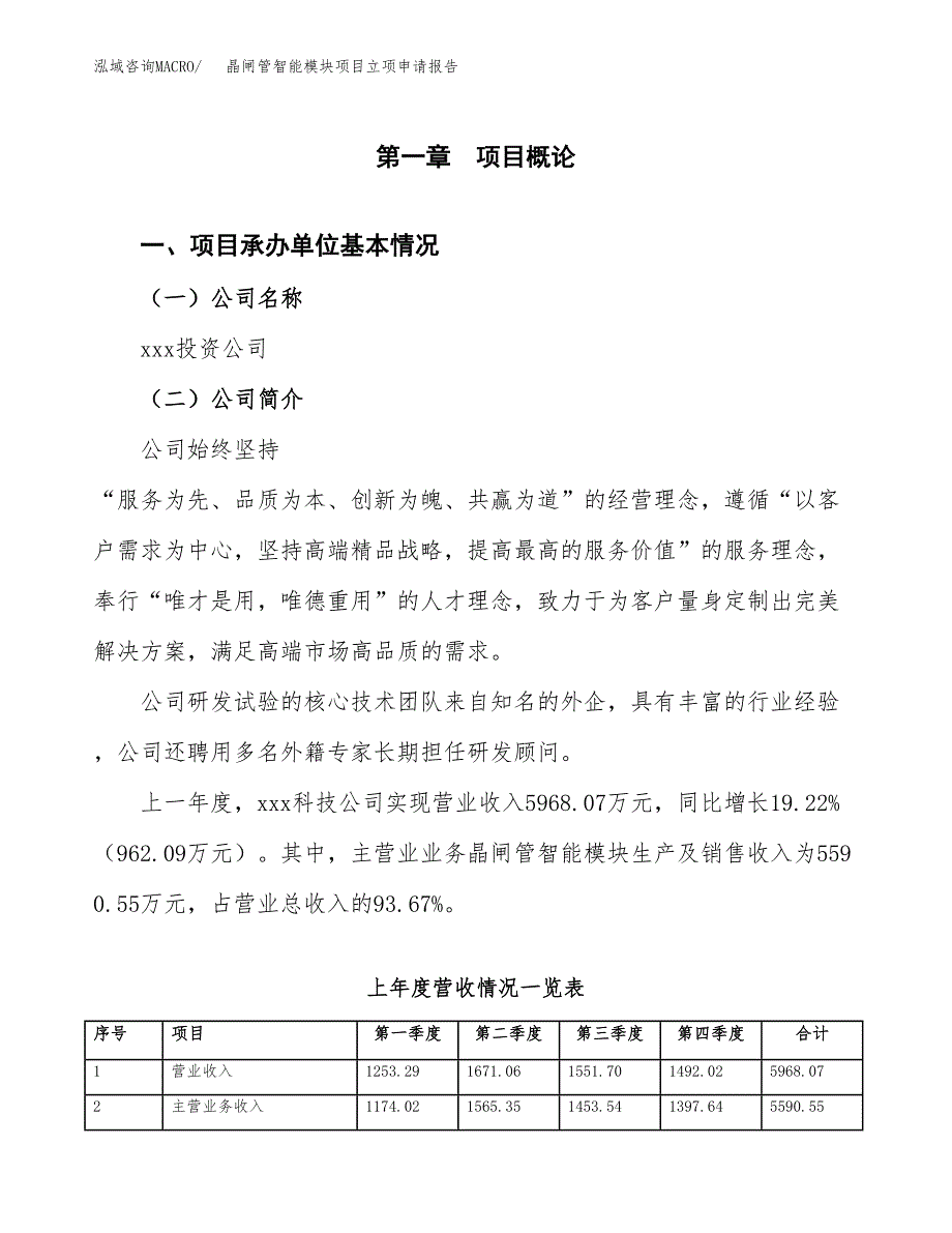 晶闸管智能模块项目立项申请报告范文模板.docx_第2页