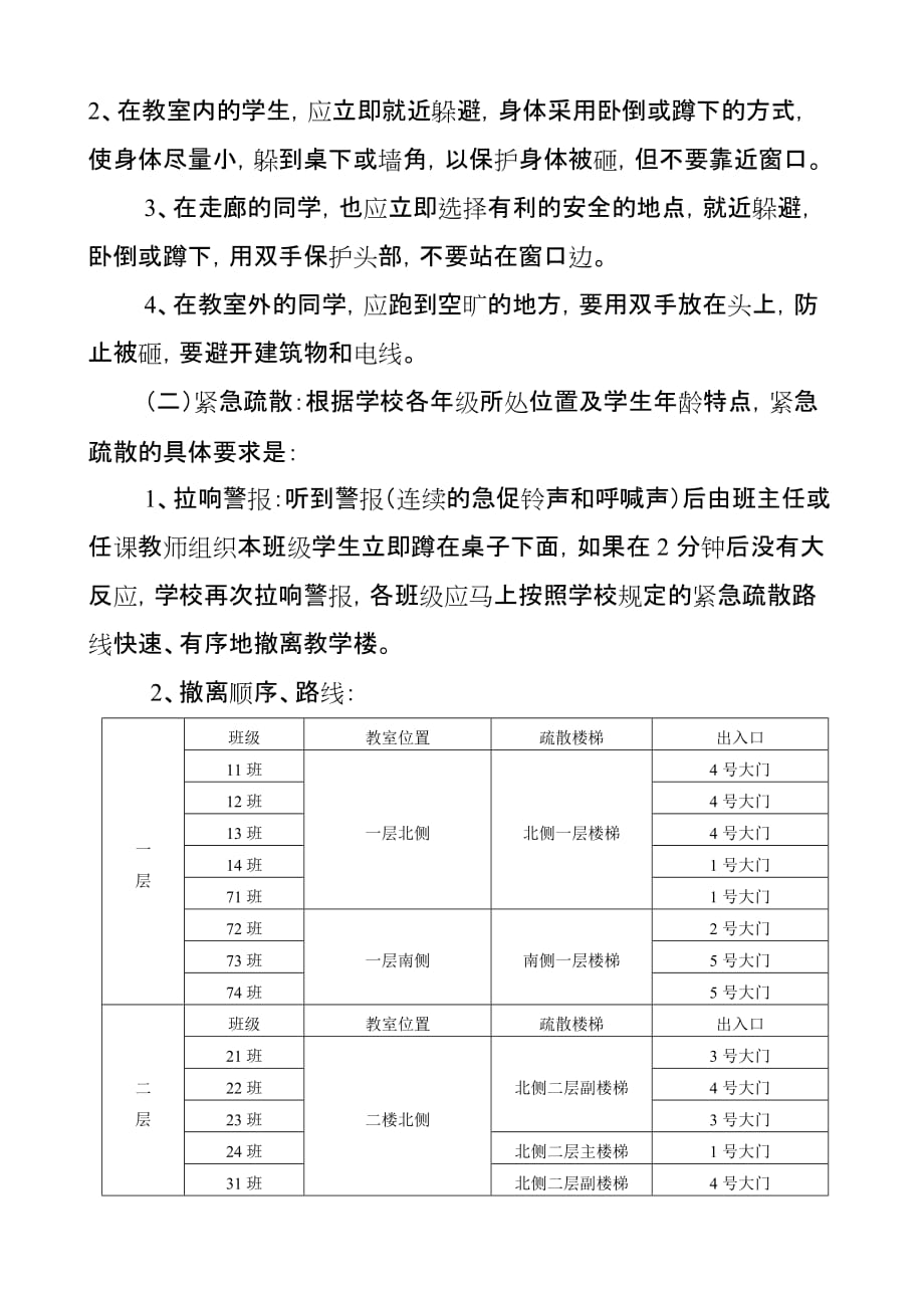 学校防震应急预案.doc_第3页