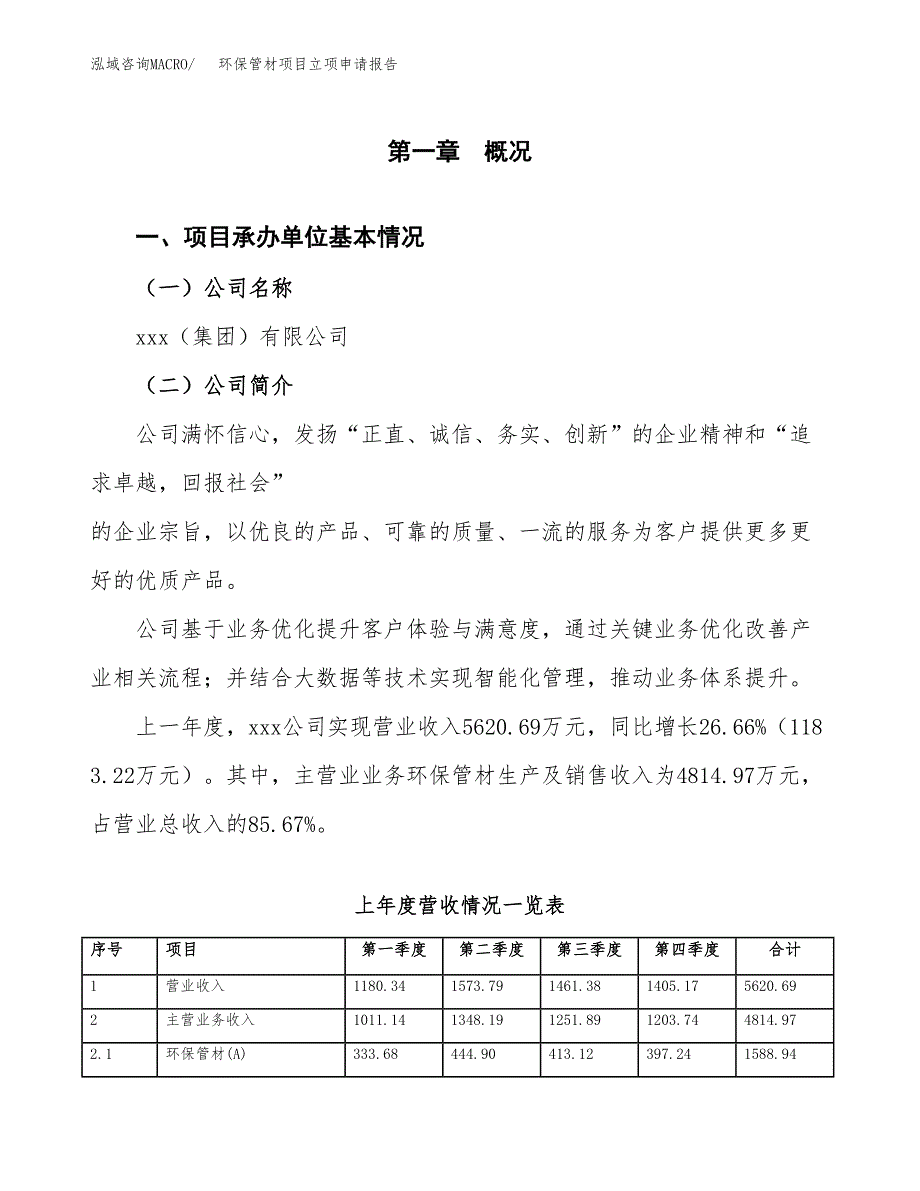 环保管材项目立项申请报告范文模板.docx_第2页