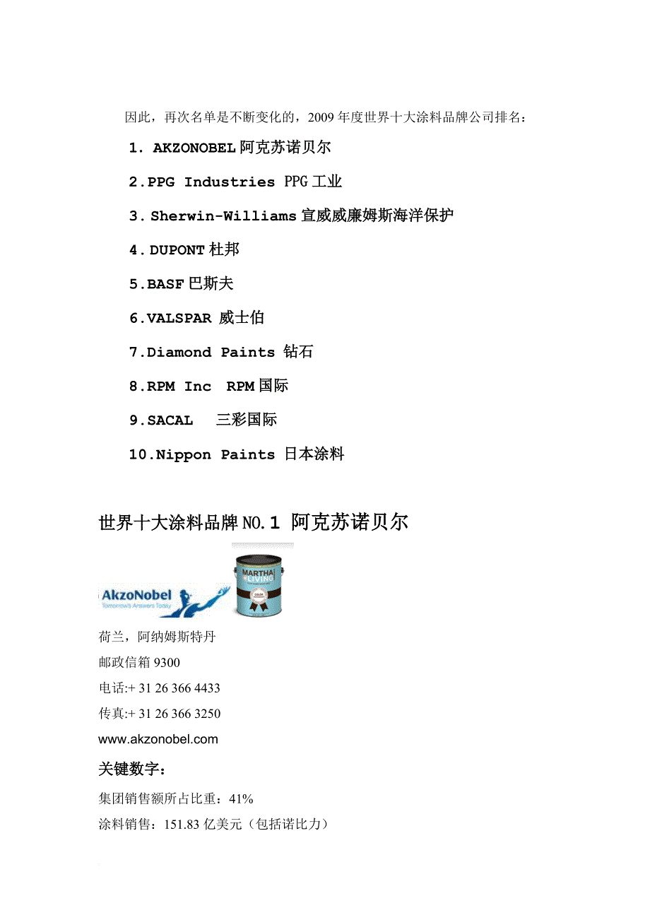 世界十大涂料品牌年度报告.doc_第2页