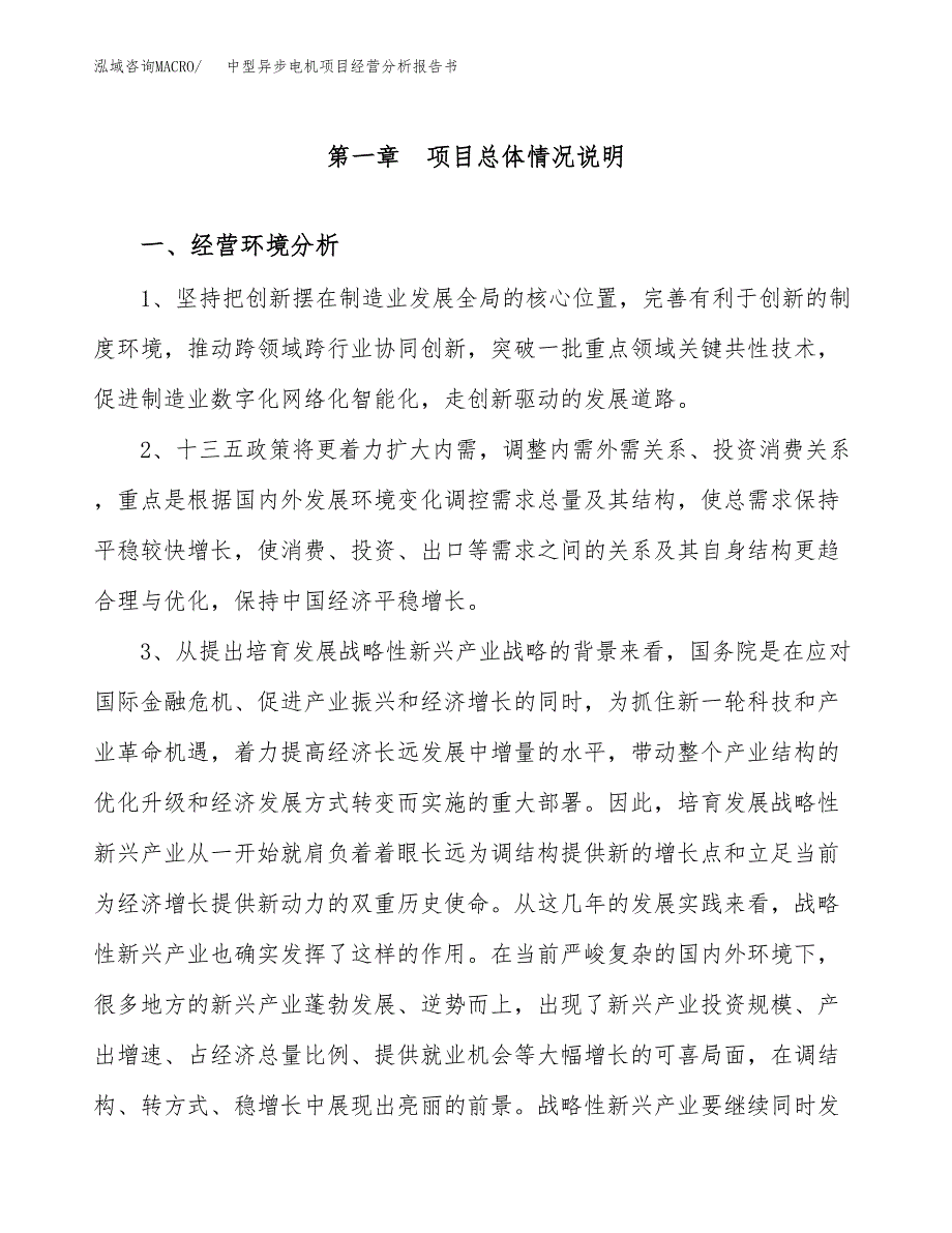 中型异步电机项目经营分析报告书（总投资8000万元）（42亩）.docx_第2页