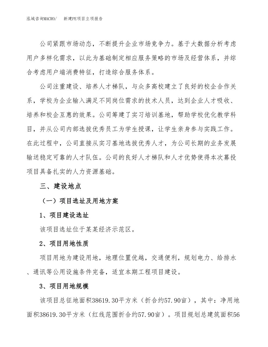 新建PE项目立项报告模板参考_第2页