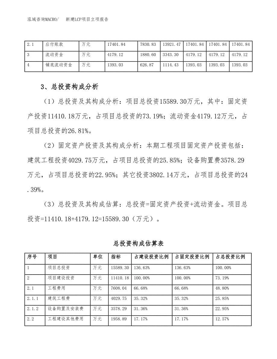 新建LCP项目立项报告模板参考_第5页