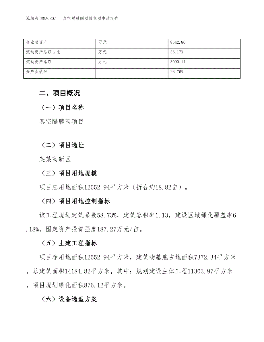 真空隔膜阀项目立项申请报告范文模板.docx_第4页