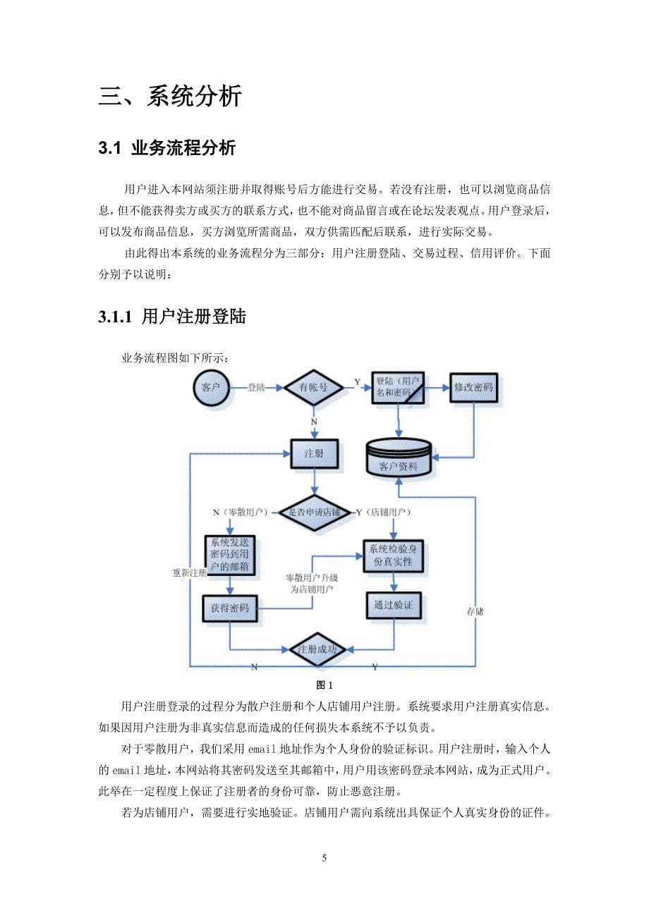 c2c交易平台系统分析与设计报告.doc_第5页