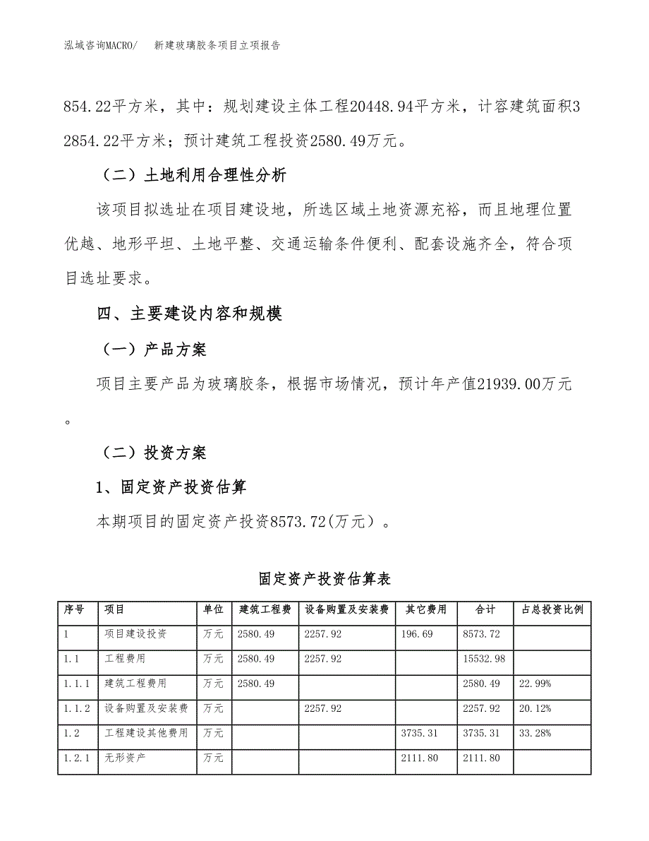 新建玻璃胶条项目立项报告模板参考_第3页