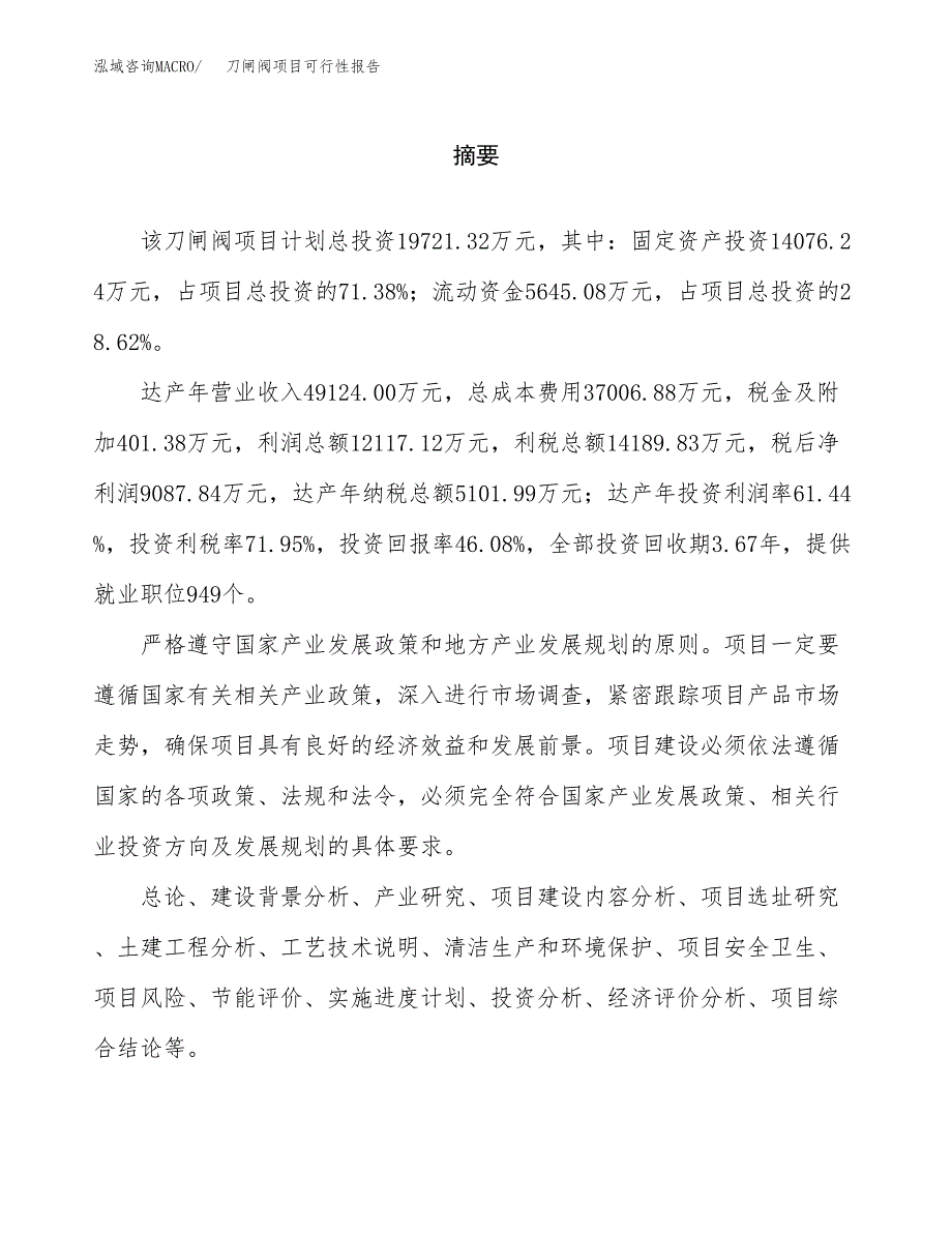 刀闸阀项目可行性报告范文（总投资20000万元）.docx_第2页