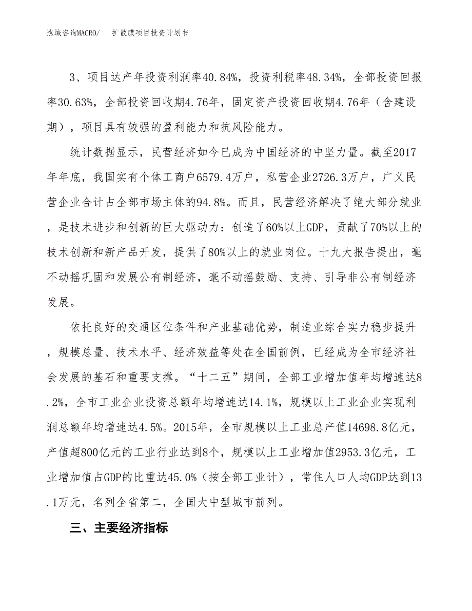 扩散膜项目投资计划书(规划建设方案).docx_第4页