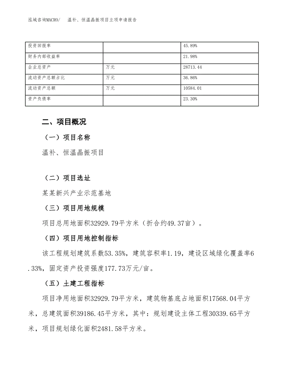 温补、恒温晶振项目立项申请报告范文模板.docx_第4页