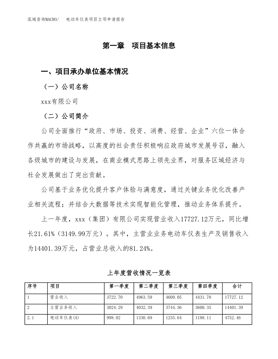 电动车仪表项目立项申请报告范文模板.docx_第2页