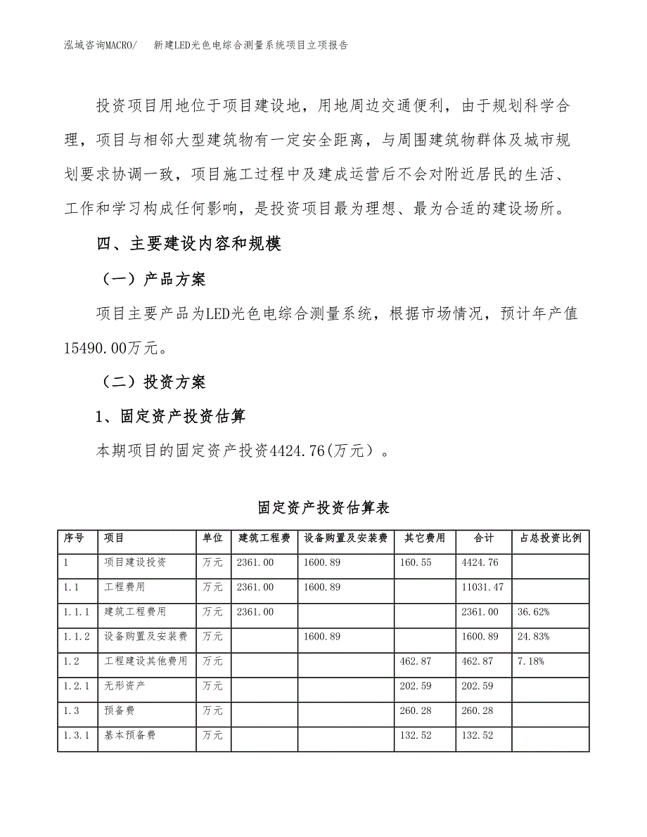 新建LED光色电综合测量系统项目立项报告模板参考_第3页