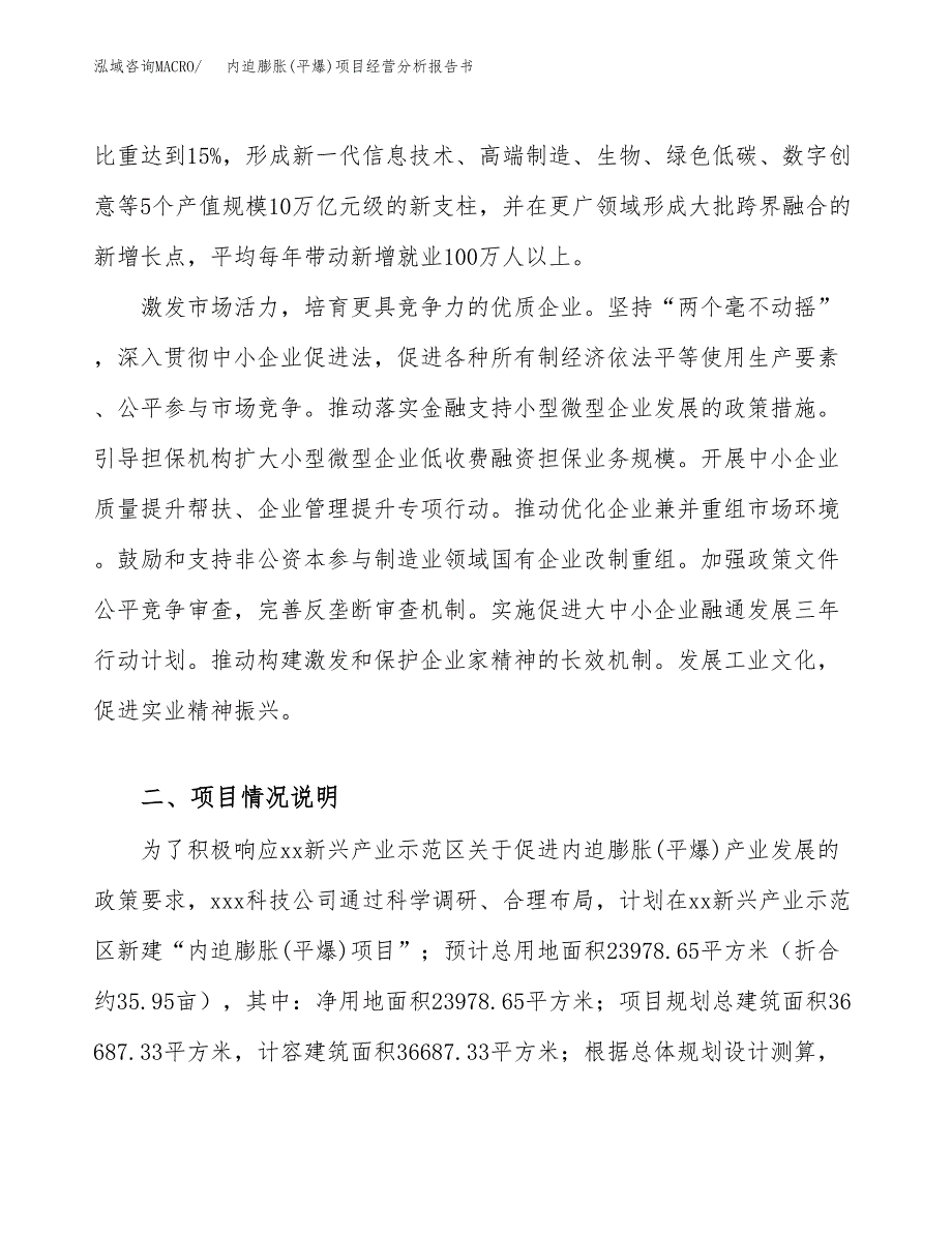 内迫膨胀(平爆)项目经营分析报告书（总投资8000万元）（36亩）.docx_第3页