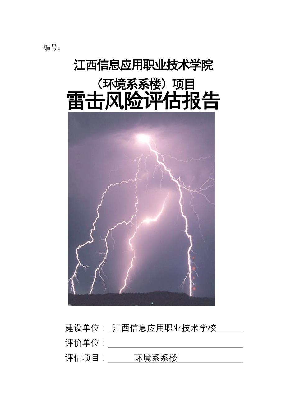 雷击风险评估报告.doc_第1页