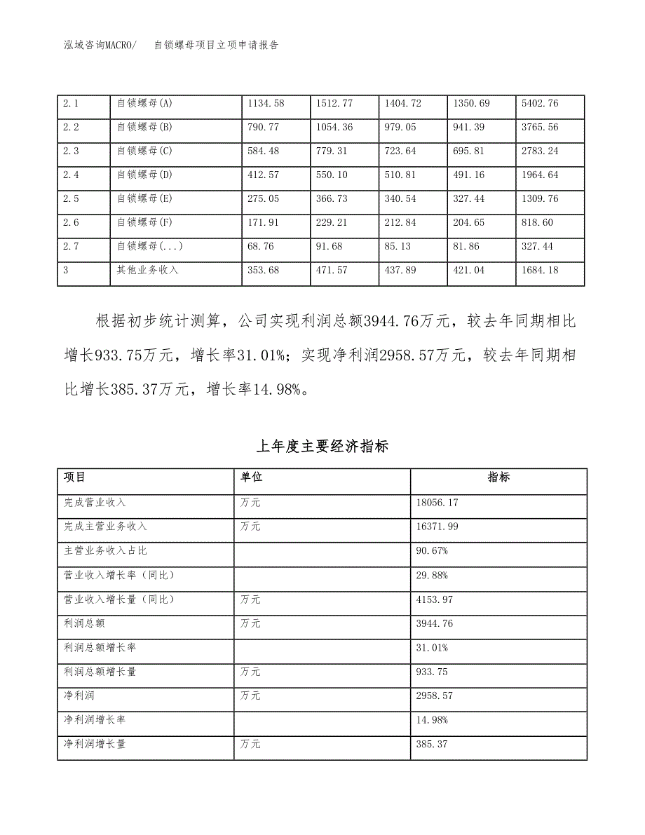 自锁螺母项目立项申请报告范文模板.docx_第3页