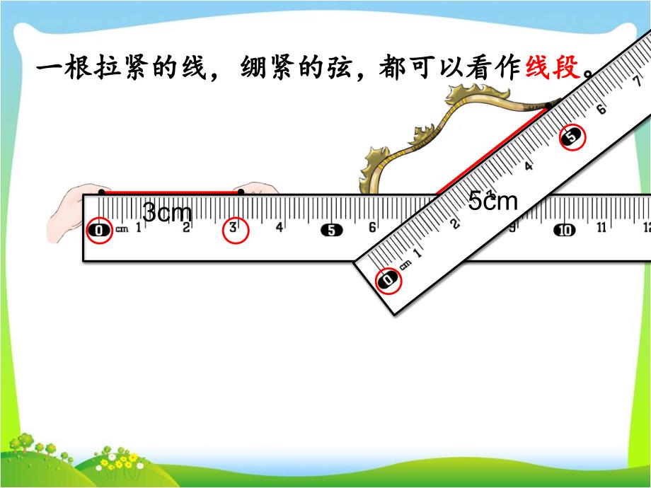 四年级上册数学课件-3.1 线段、射线、直角 ︳西师大版（2014秋 )(共34张PPT)_第3页