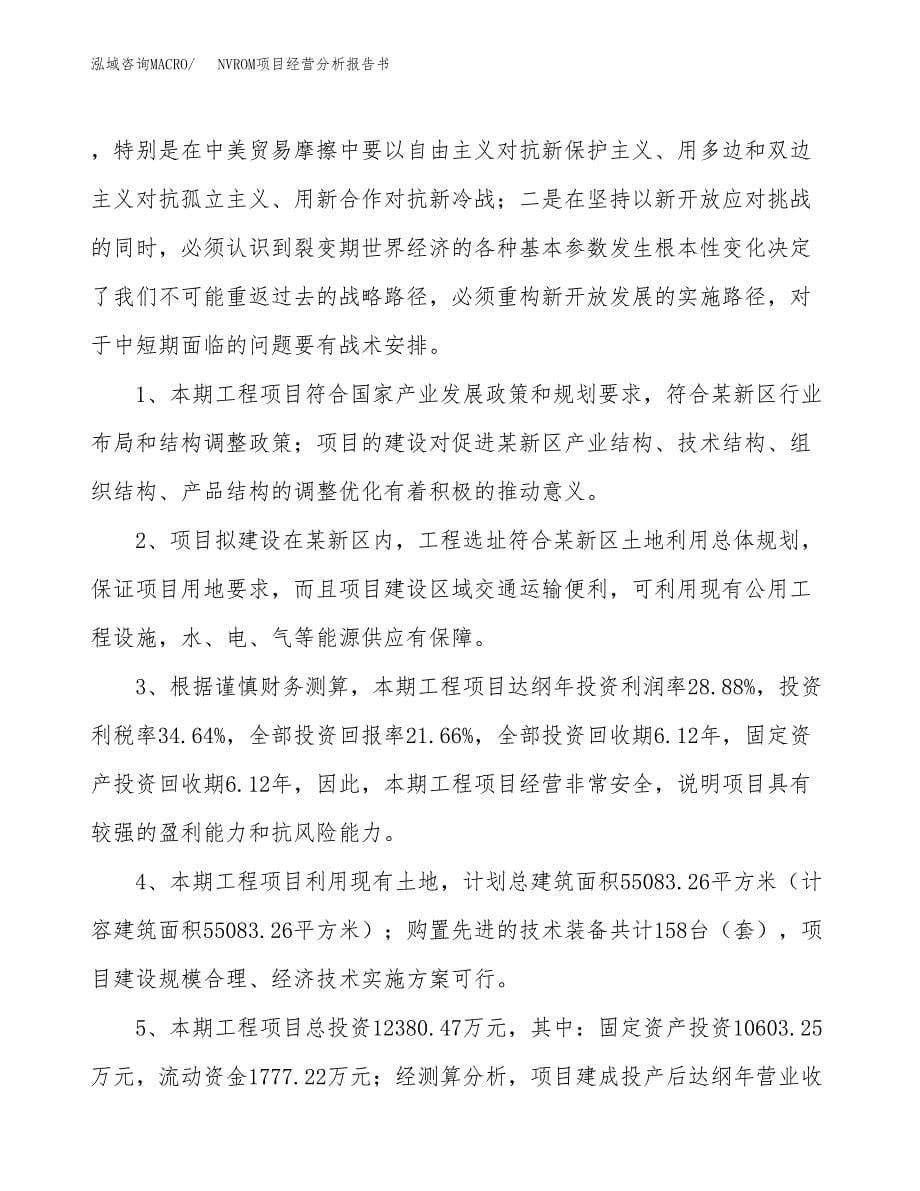 NVROM项目经营分析报告书（总投资12000万元）（60亩）.docx_第5页