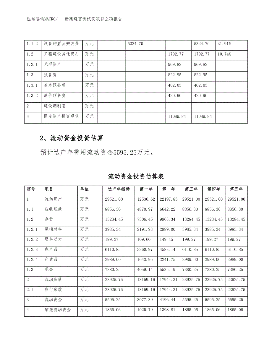 新建避雷产品项目立项报告模板参考_第4页