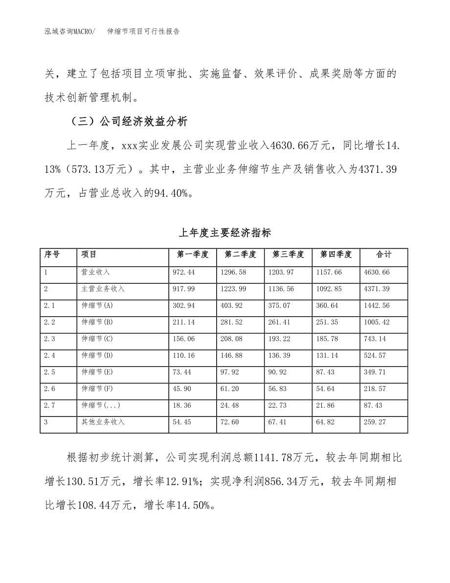 伸缩节项目可行性报告范文（总投资5000万元）.docx_第5页