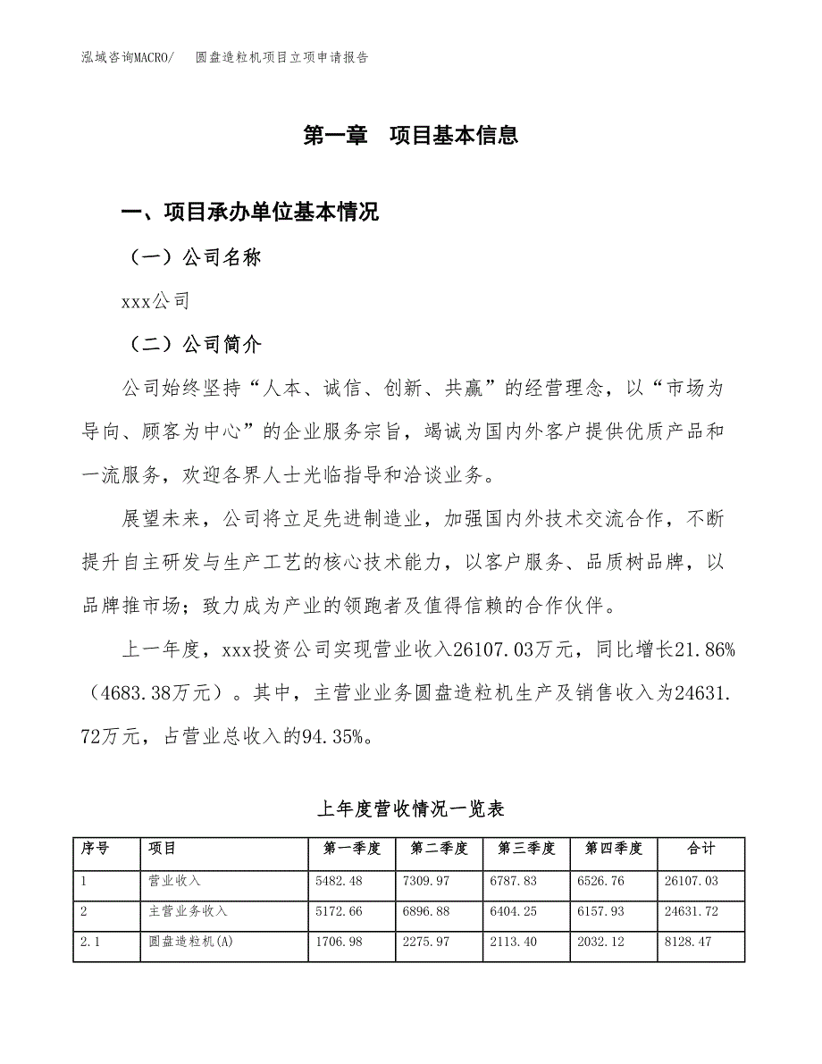 圆盘造粒机项目立项申请报告范文模板.docx_第2页