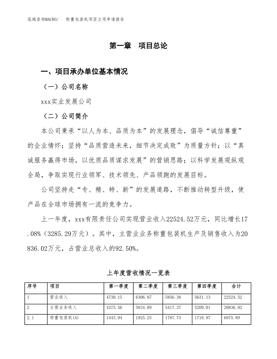 称重包装机项目立项申请报告范文模板.docx_第2页