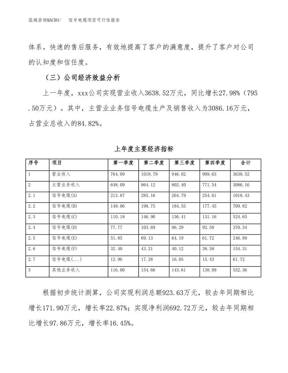 信号电缆项目可行性报告范文（总投资3000万元）.docx_第5页