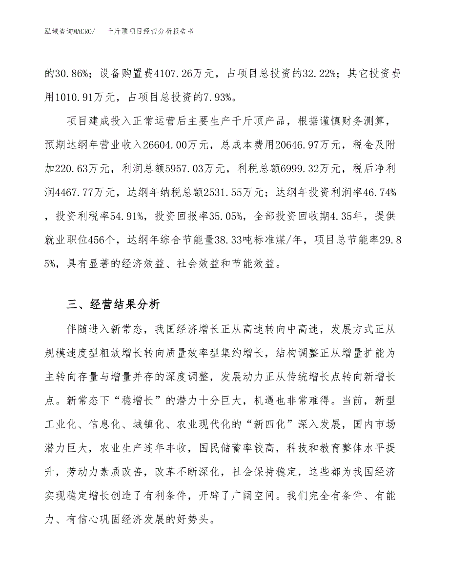 千斤顶项目经营分析报告书（总投资13000万元）（46亩）.docx_第4页