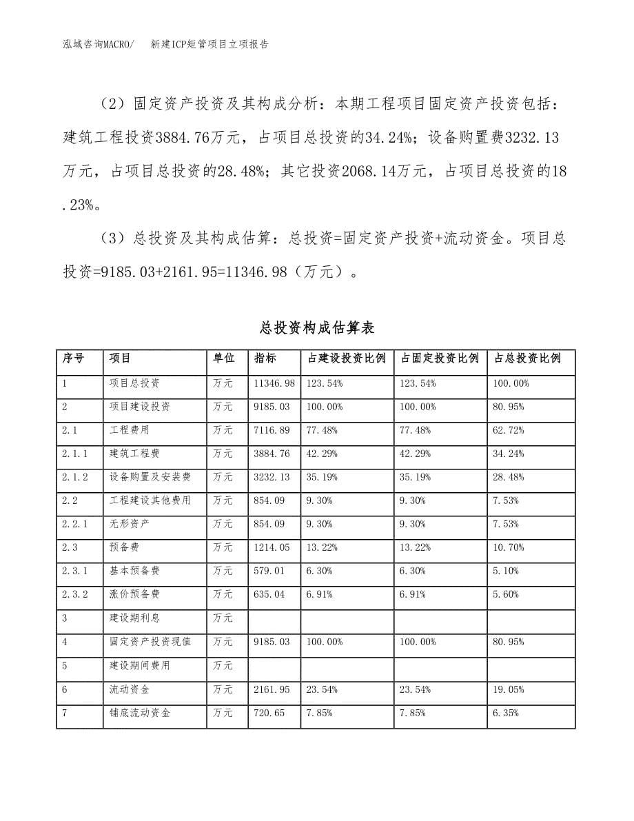 新建ICP矩管项目立项报告模板参考_第5页