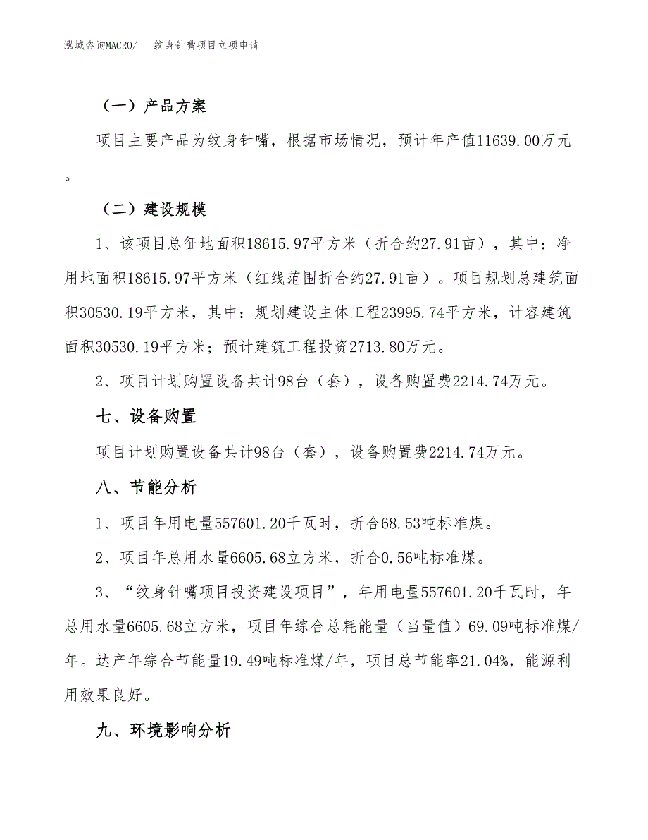 纹身针嘴项目立项申请（案例与参考模板）_第4页