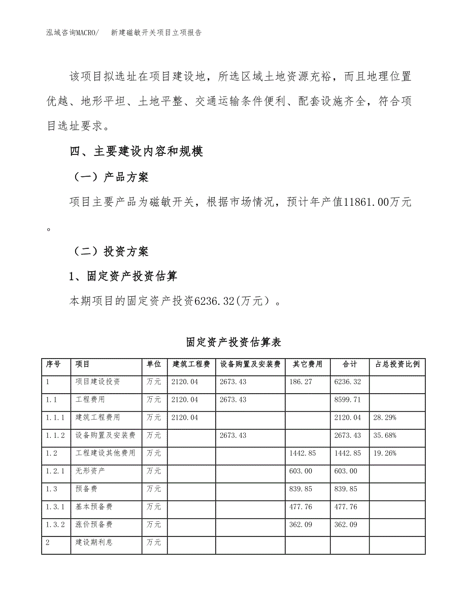 新建磁敏开关项目立项报告模板参考_第4页