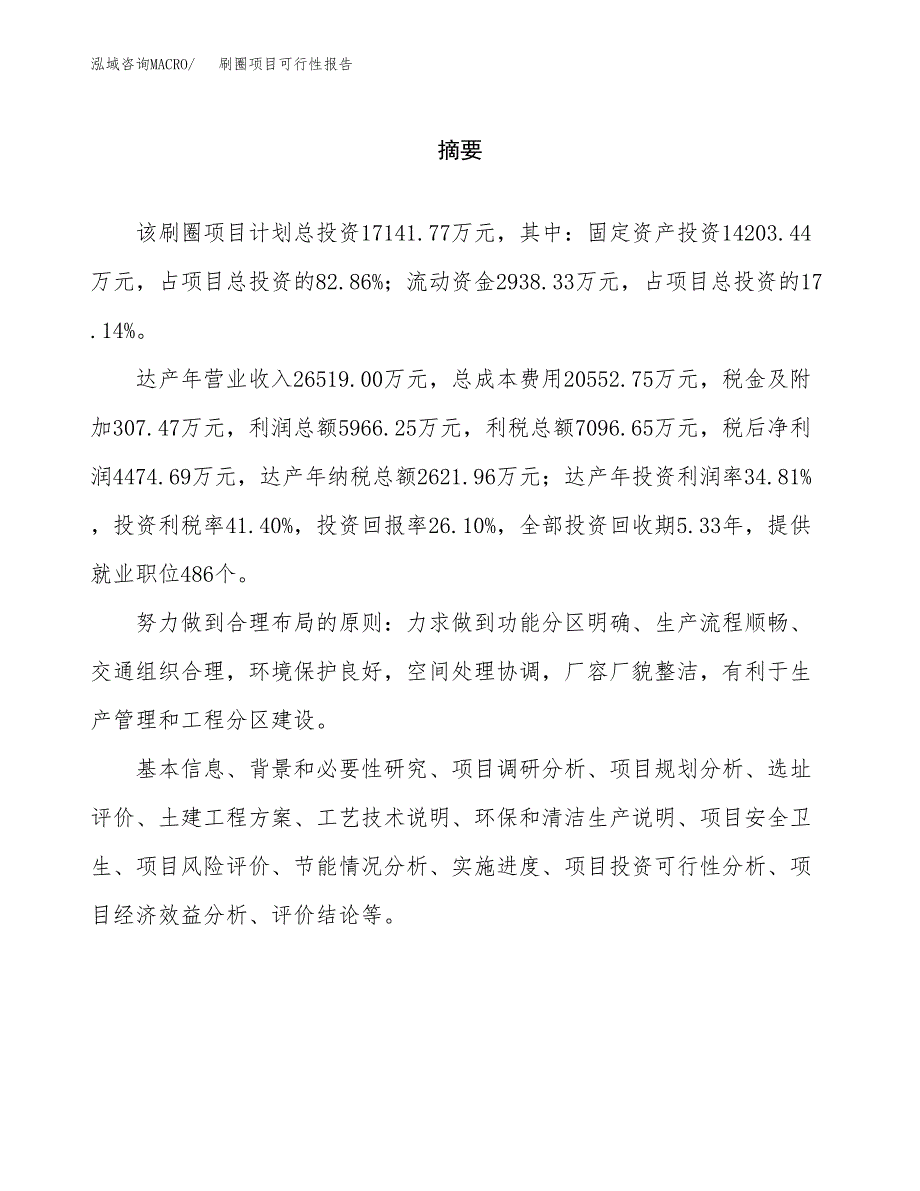 刷圈项目可行性报告范文（总投资17000万元）.docx_第2页