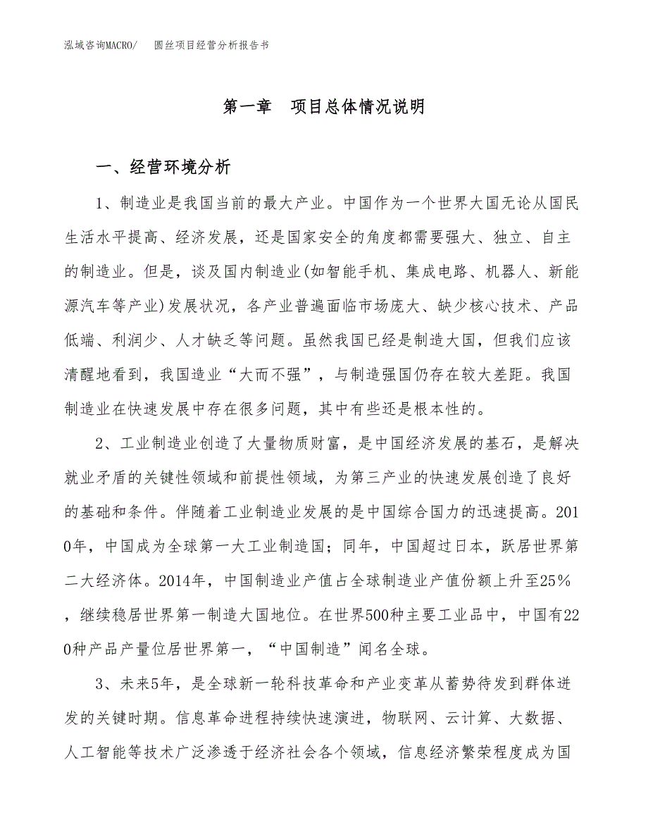 圆丝项目经营分析报告书（总投资17000万元）（64亩）.docx_第2页