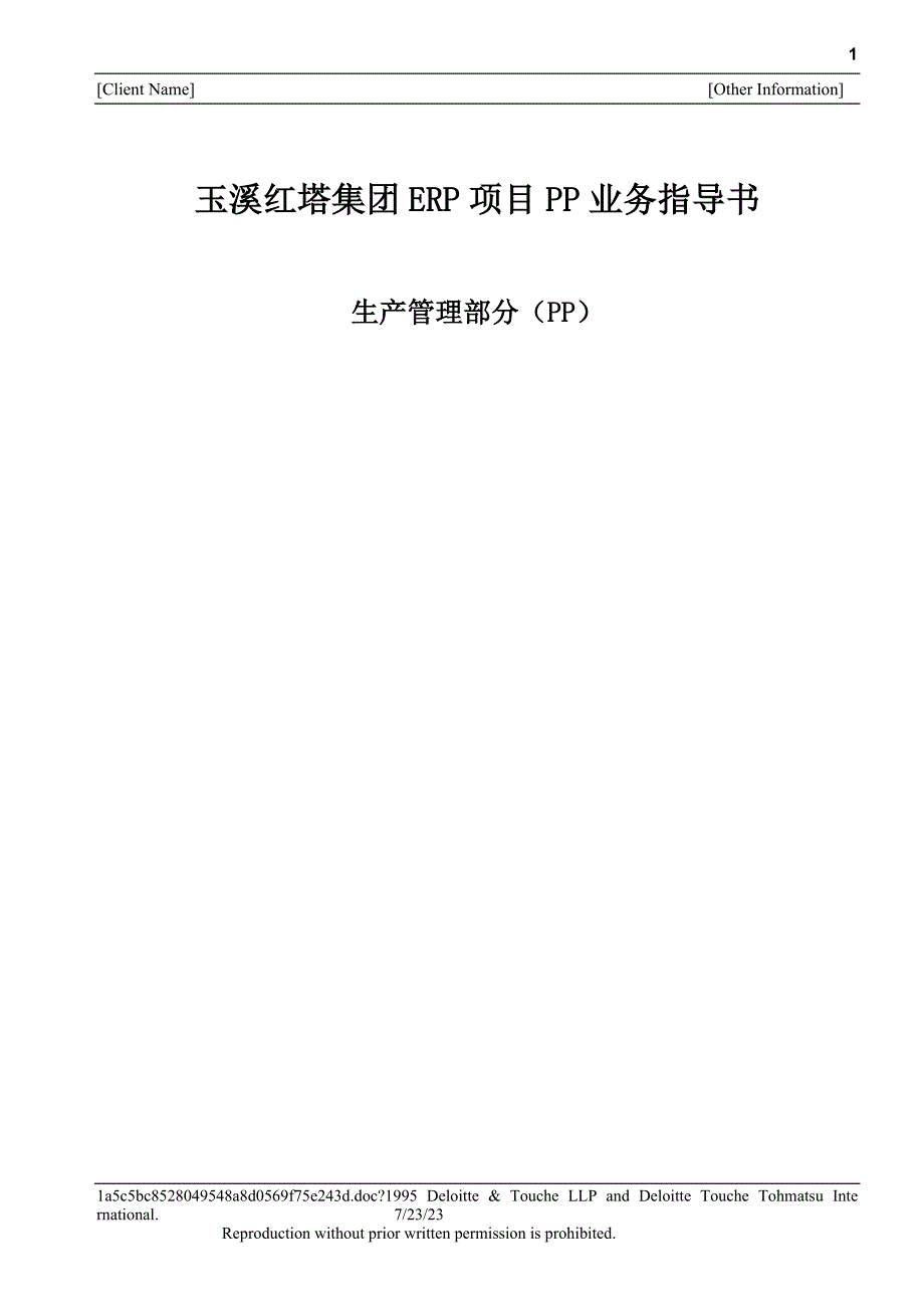 某集团业务流程重组.doc_第1页