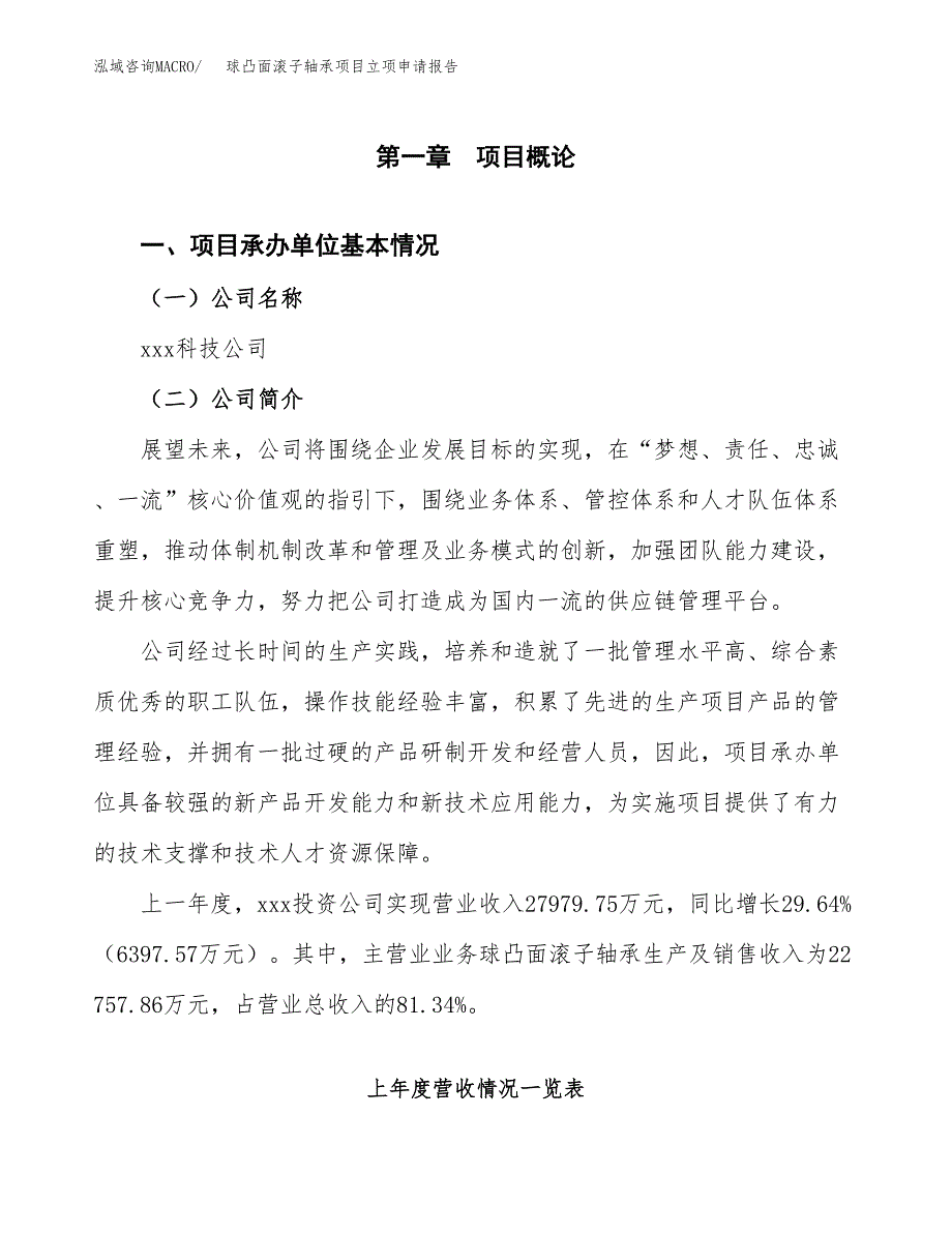 球凸面滚子轴承项目立项申请报告范文模板.docx_第2页