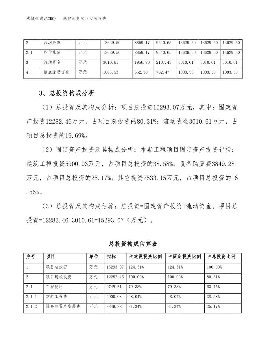 新建炊具项目立项报告模板参考_第5页