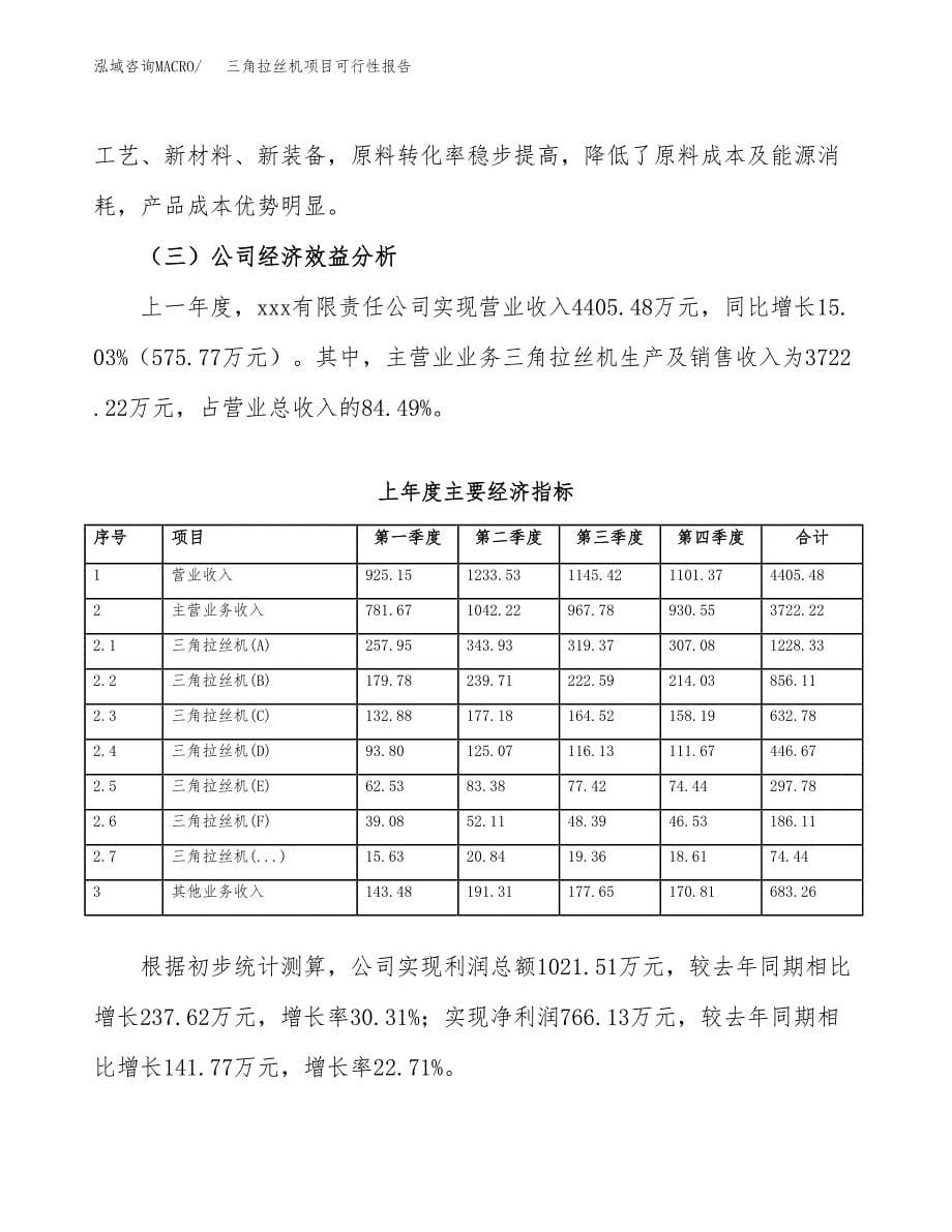 三角拉丝机项目可行性报告范文（总投资3000万元）.docx_第5页