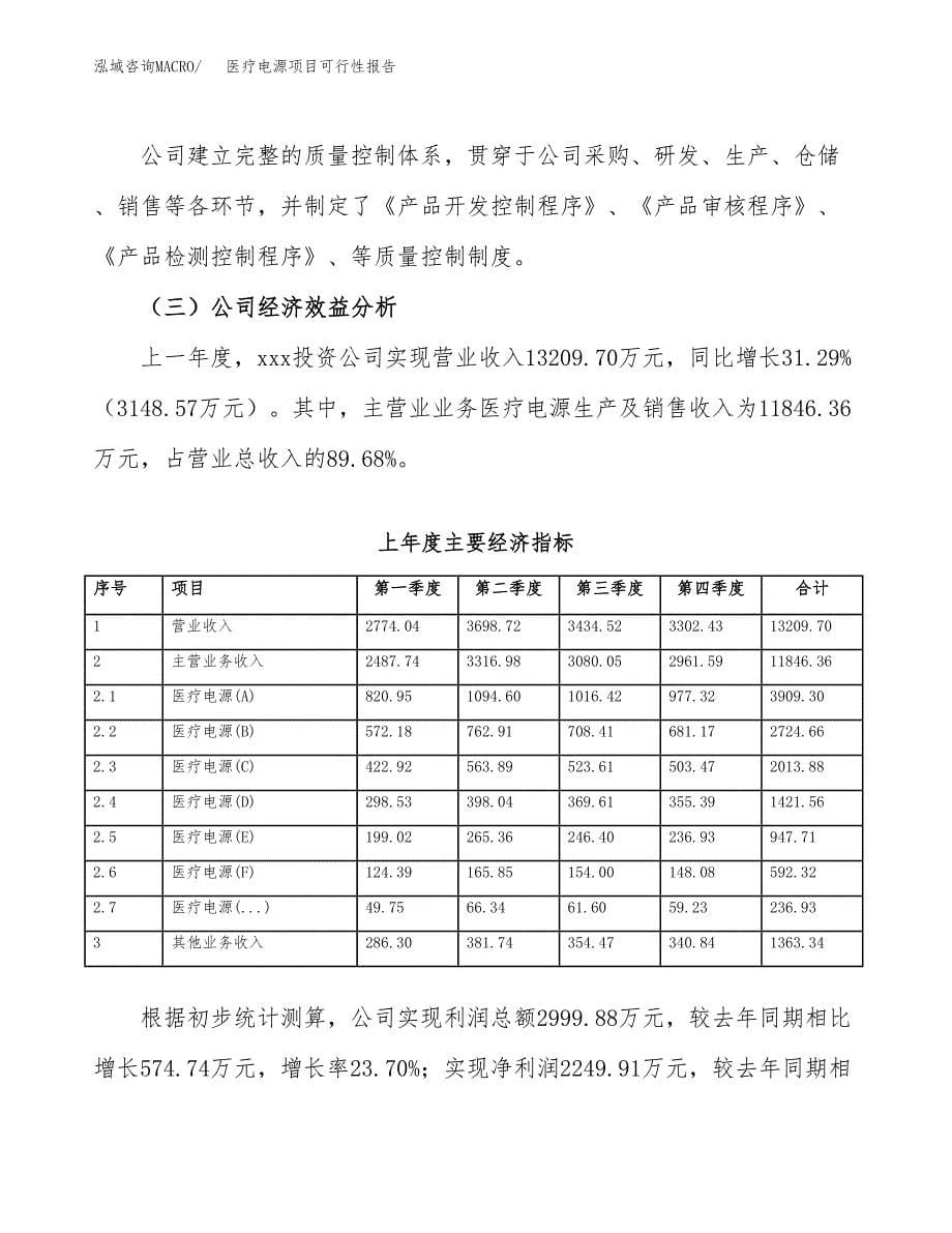 医疗电源项目可行性报告范文（总投资17000万元）.docx_第5页