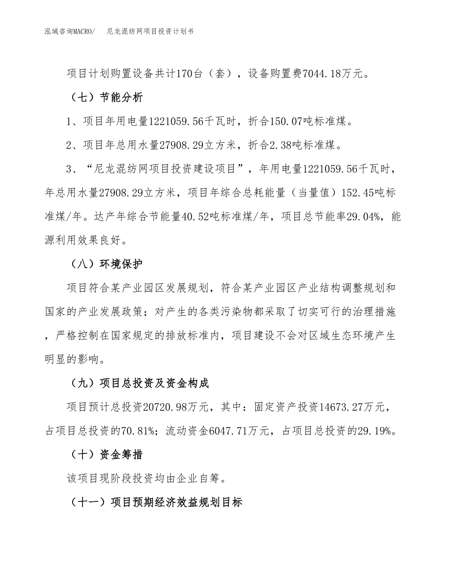 尼龙混纺网项目投资计划书(规划建设方案).docx_第2页