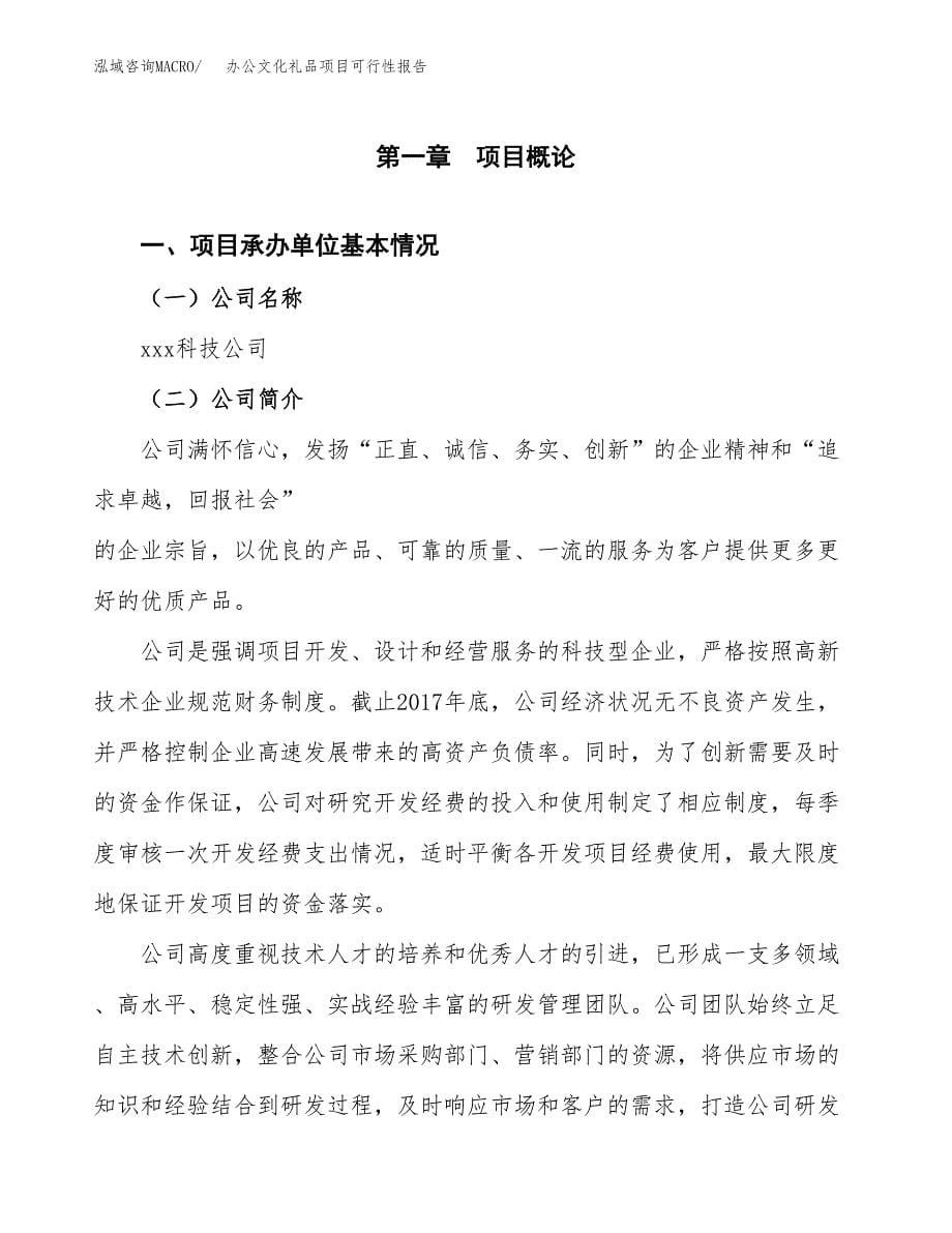 办公文化礼品项目可行性报告范文（总投资20000万元）.docx_第5页