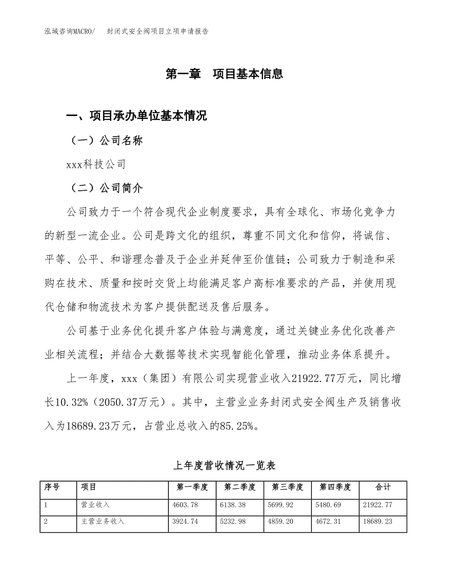 封闭式安全阀项目立项申请报告范文模板.docx_第2页