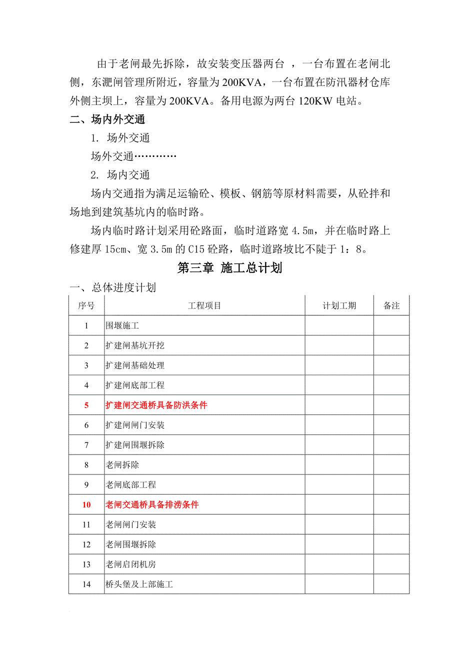 水闸工程施工组织设计方案.doc_第2页