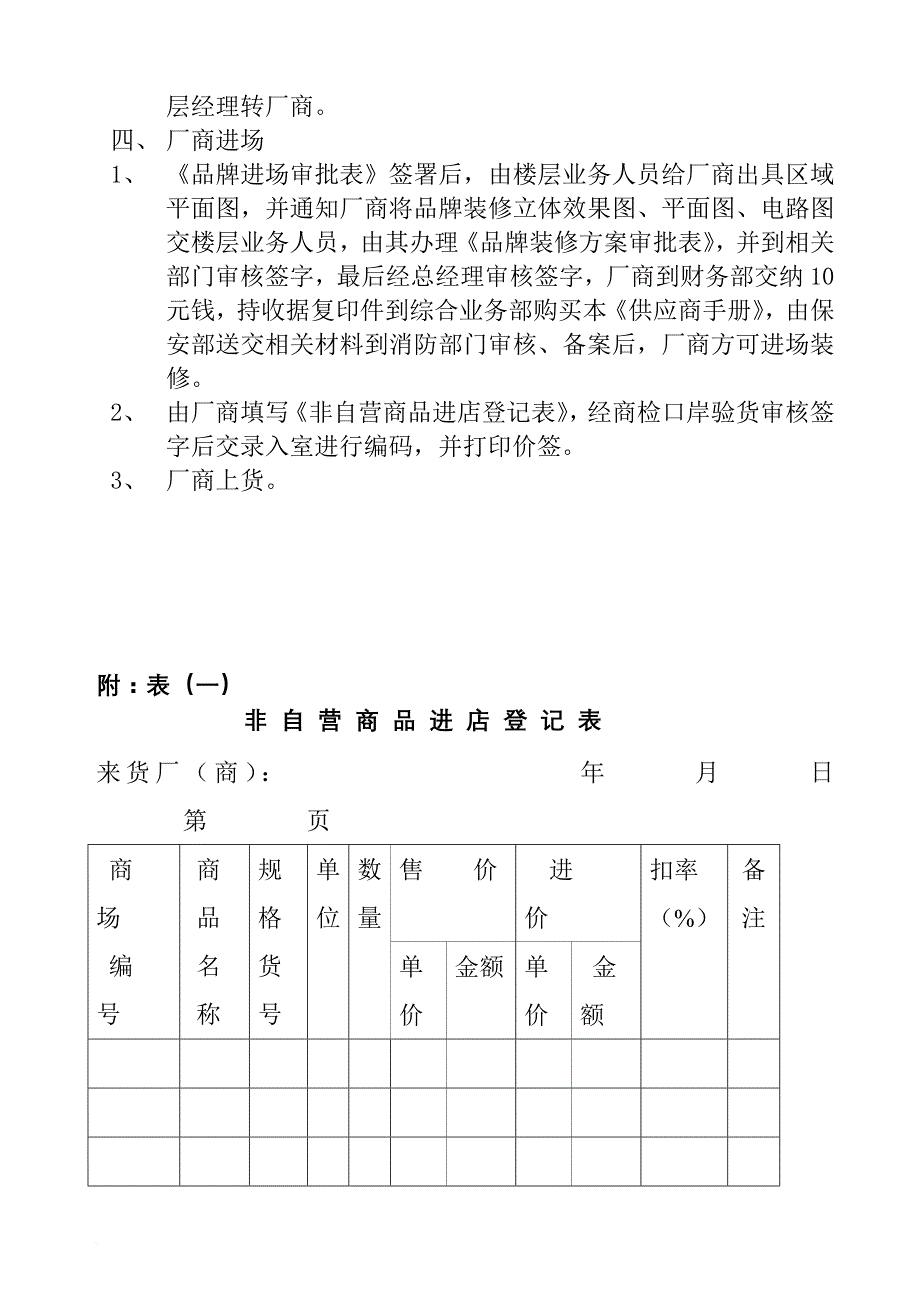 某百货商场品牌管理与供应商手册.doc_第4页