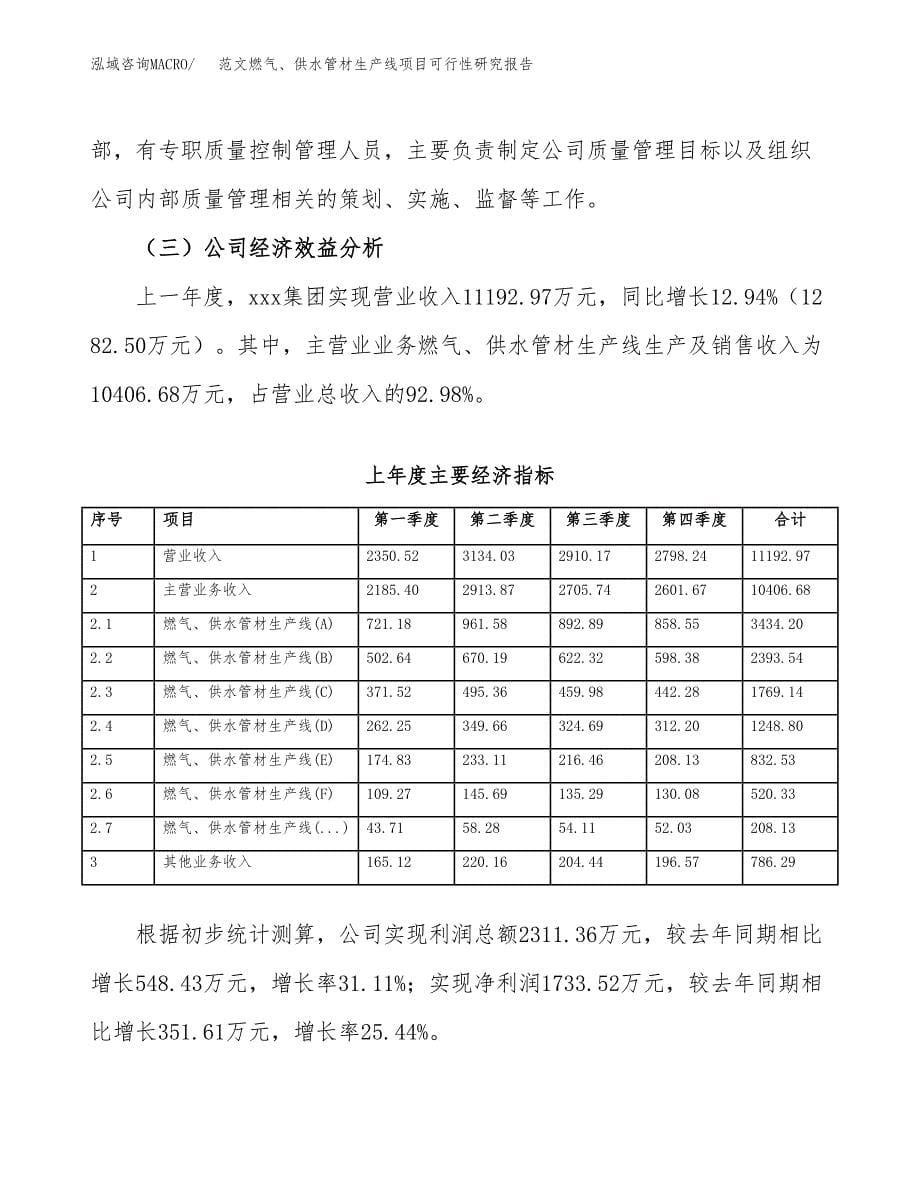 范文燃气、供水管材生产线项目可行性研究报告(立项申请).docx_第5页