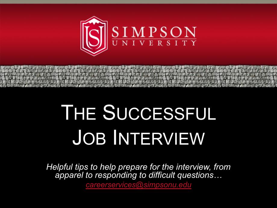 successful-job-interview-成功面试-(英语)_第1页