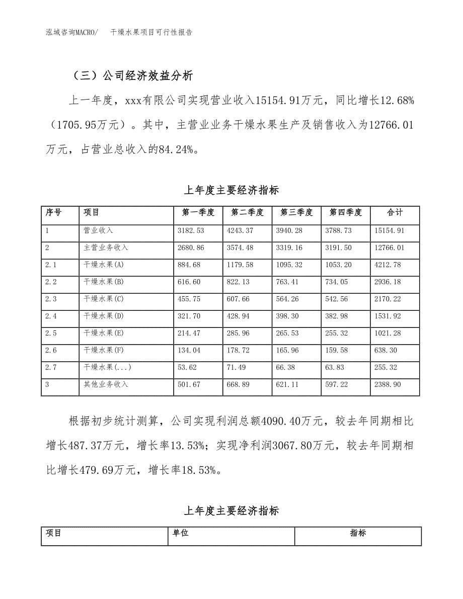 干燥水果项目可行性报告范文（总投资13000万元）.docx_第5页