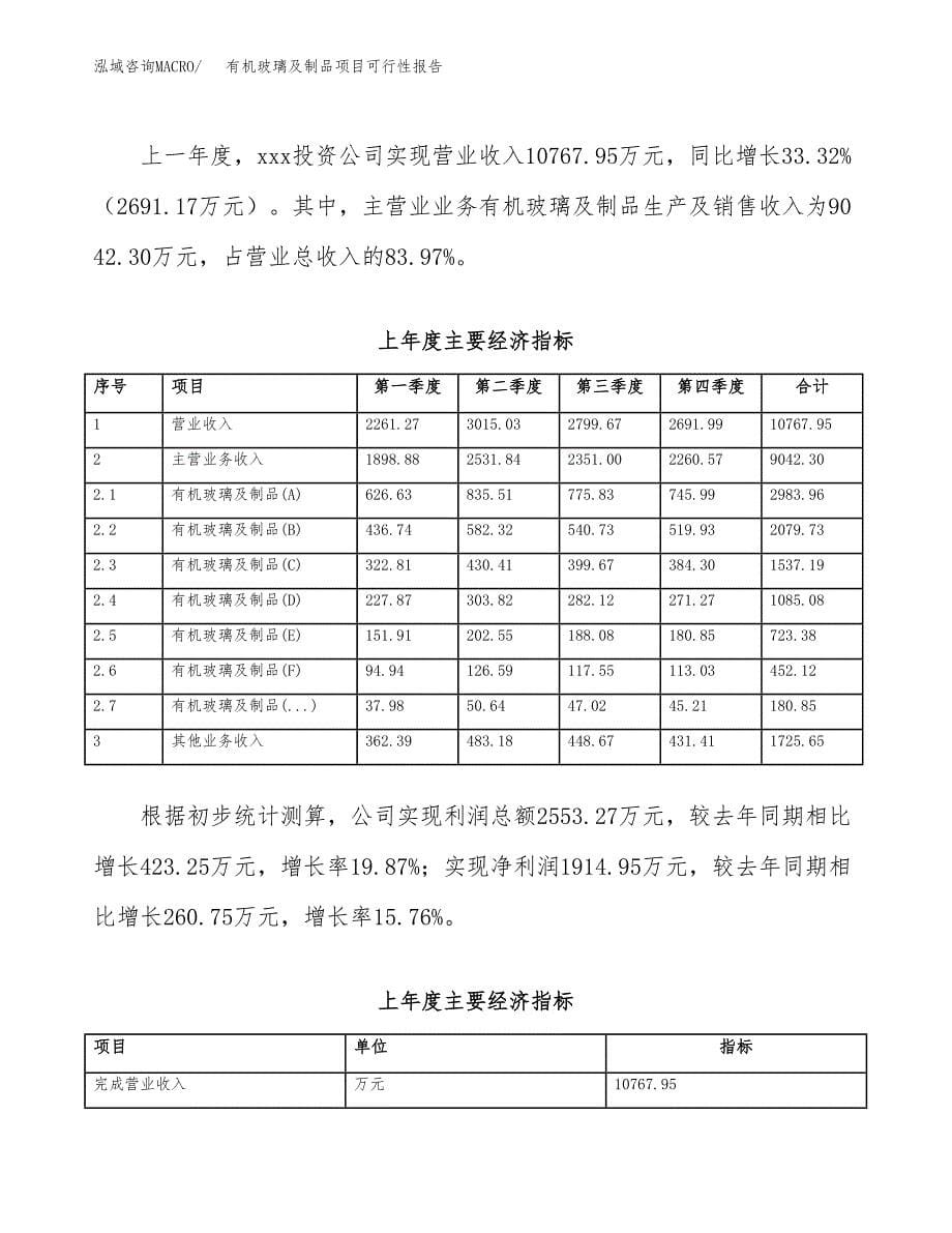 有机玻璃及制品项目可行性报告范文（总投资7000万元）.docx_第5页