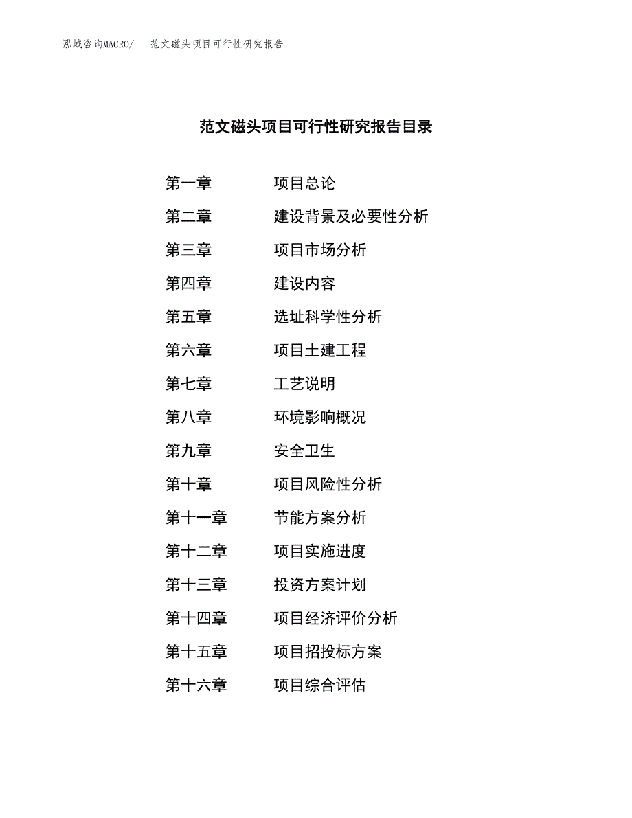 范文磁头项目可行性研究报告(立项申请).docx_第4页